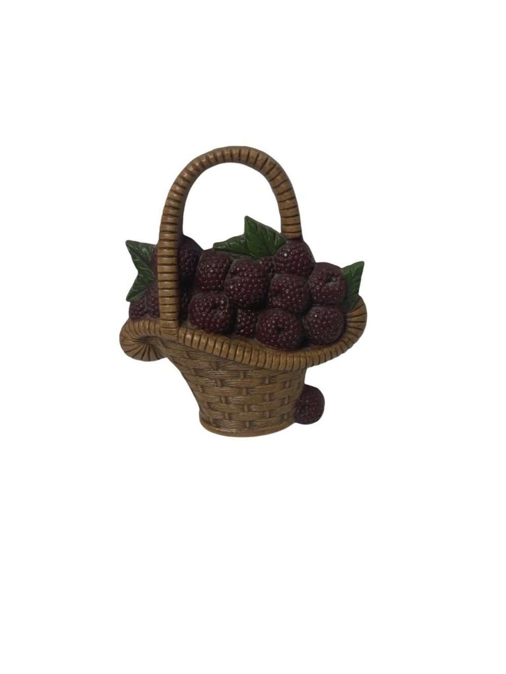 Vintage Burwood Products Co. 1985 Kitchen Decor - Basket of Berries Wall Decor